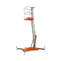 6m 8m 10m MVertical Aluminum Alloy Single Mast Man Lift Aerial Work Platform man lift